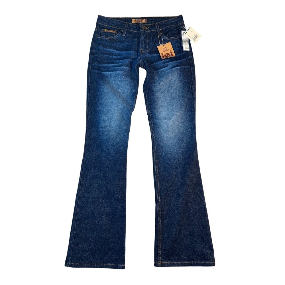 Vintage YMI Boot Leg Flare Low-Rise Jeans Size 3 NWT Western Y2K Deadstock